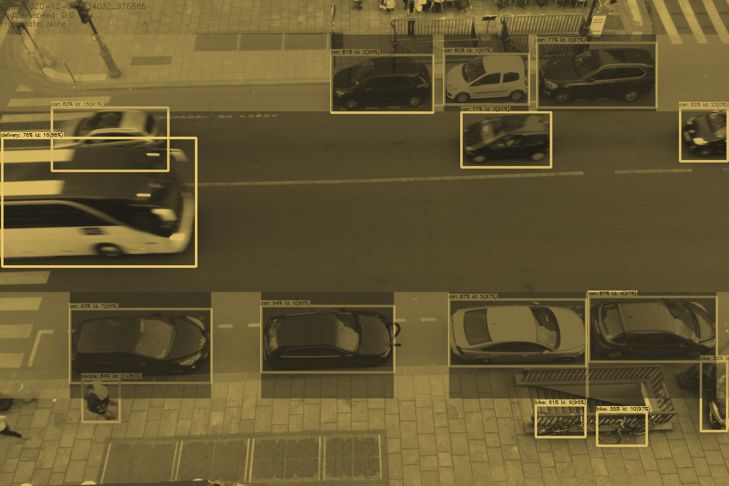 Traffic monitoring case frame